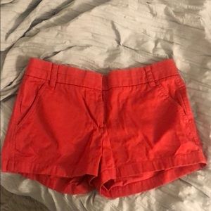 j crew 4” chino shorts